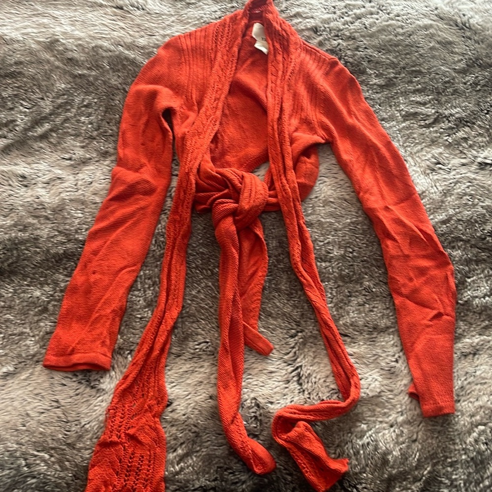 YA-YA Tunic crop top silk cashmere NWOT